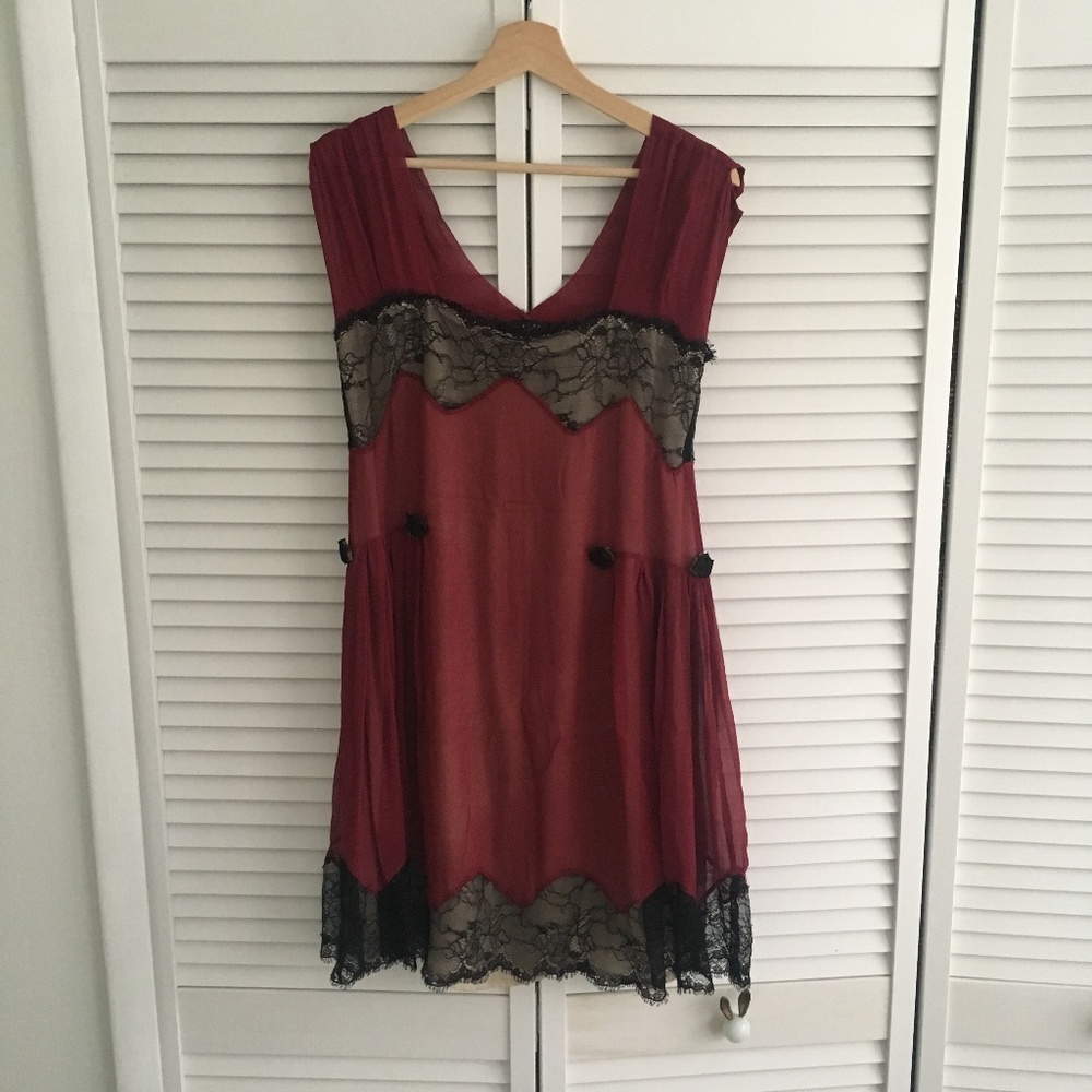 Twin-Set Simona Barbieri silk chiffon mini dress